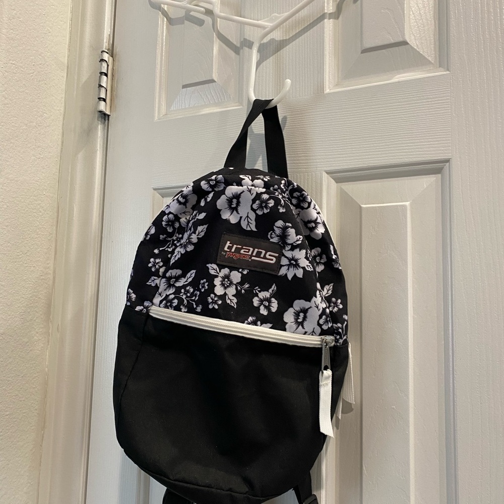 Trans mini Floral Black Backpack